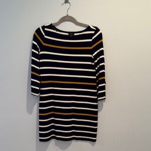 Ann Taylor Striped Mini Dress